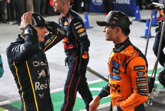 Norris Verstappen podium Las Vegas