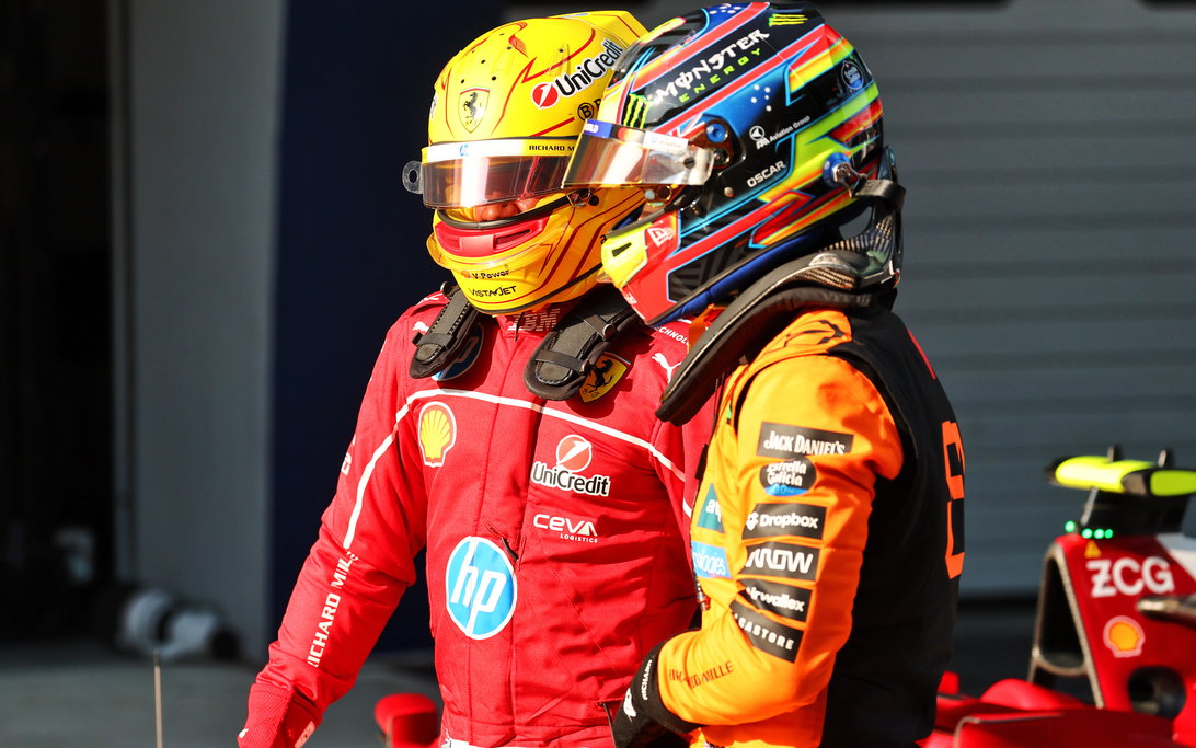 Piastri Hamilton China sprint qualifying