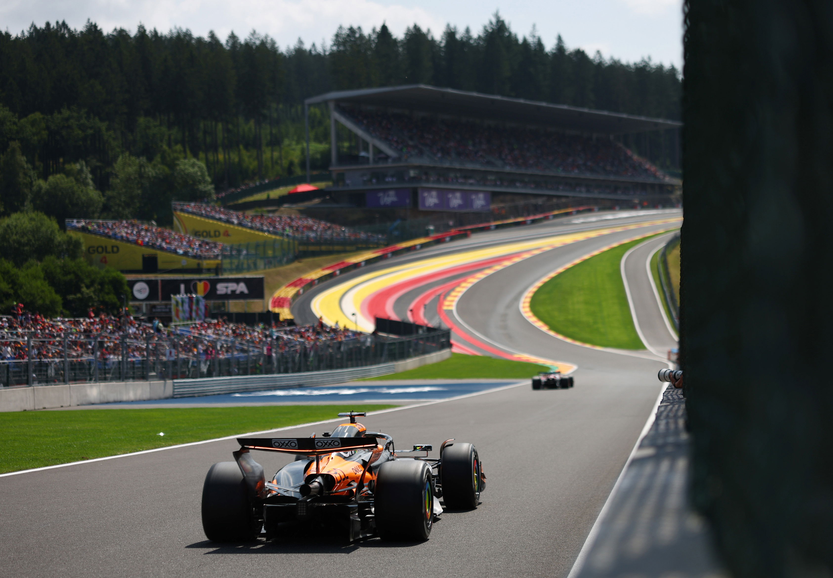Piastri Eau Rouge Belgium FP1
