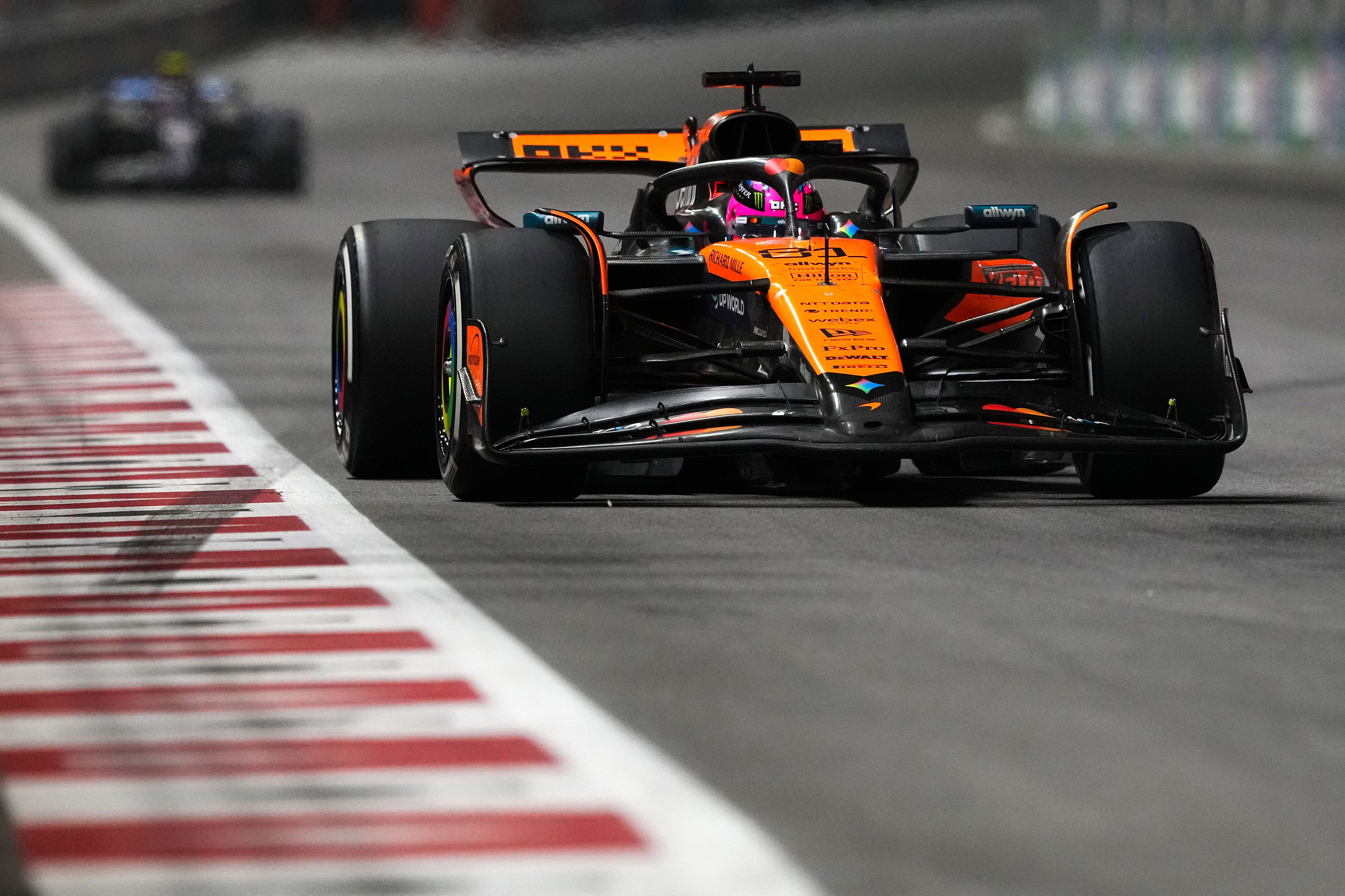 Piastri Las Vegas race