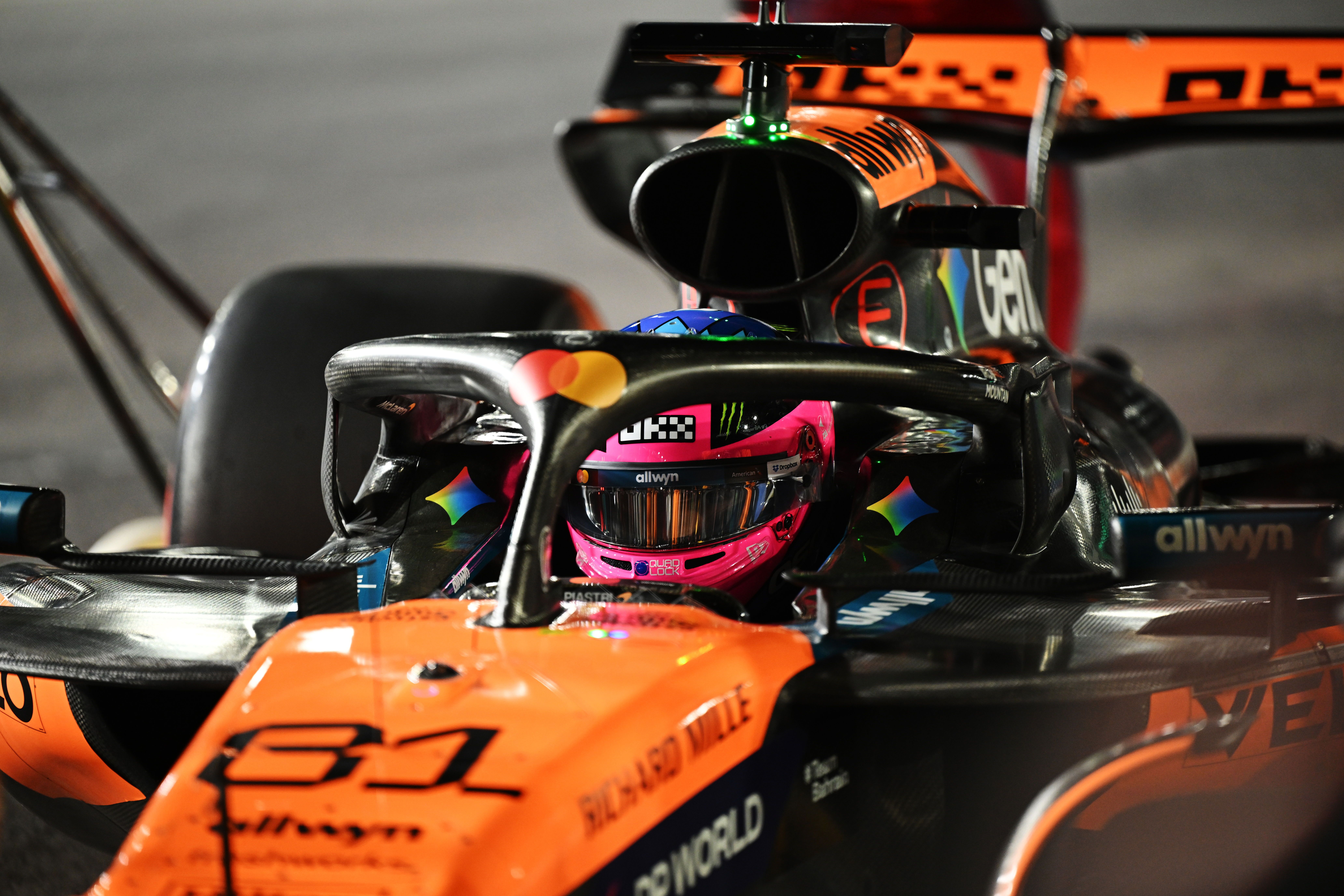 Piastri Las Vegas race