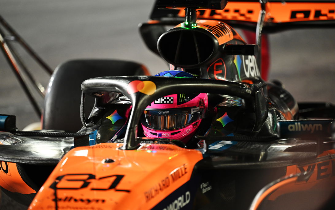 Piastri Las Vegas race