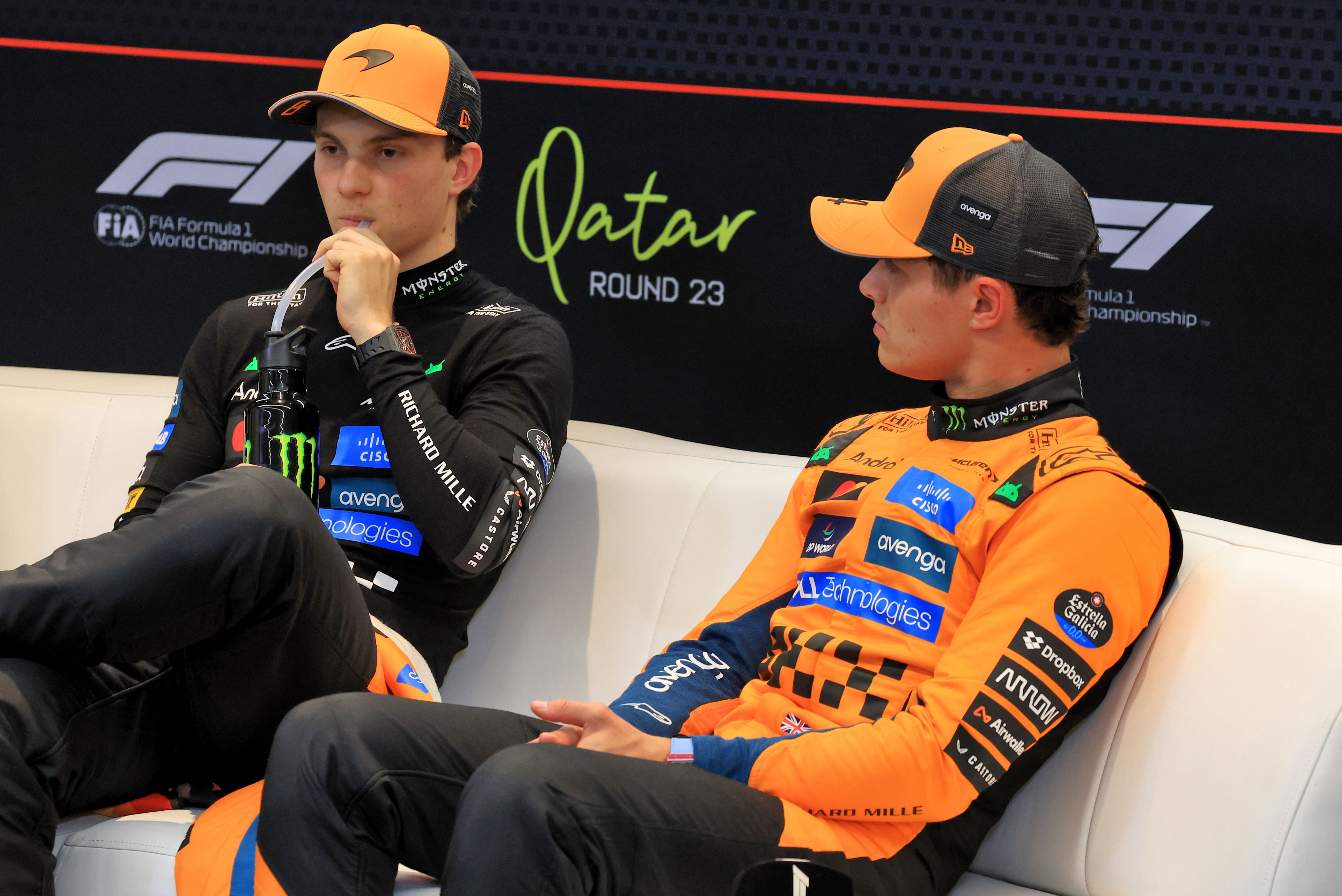 Norris Piastri Qatar Sprint Presser