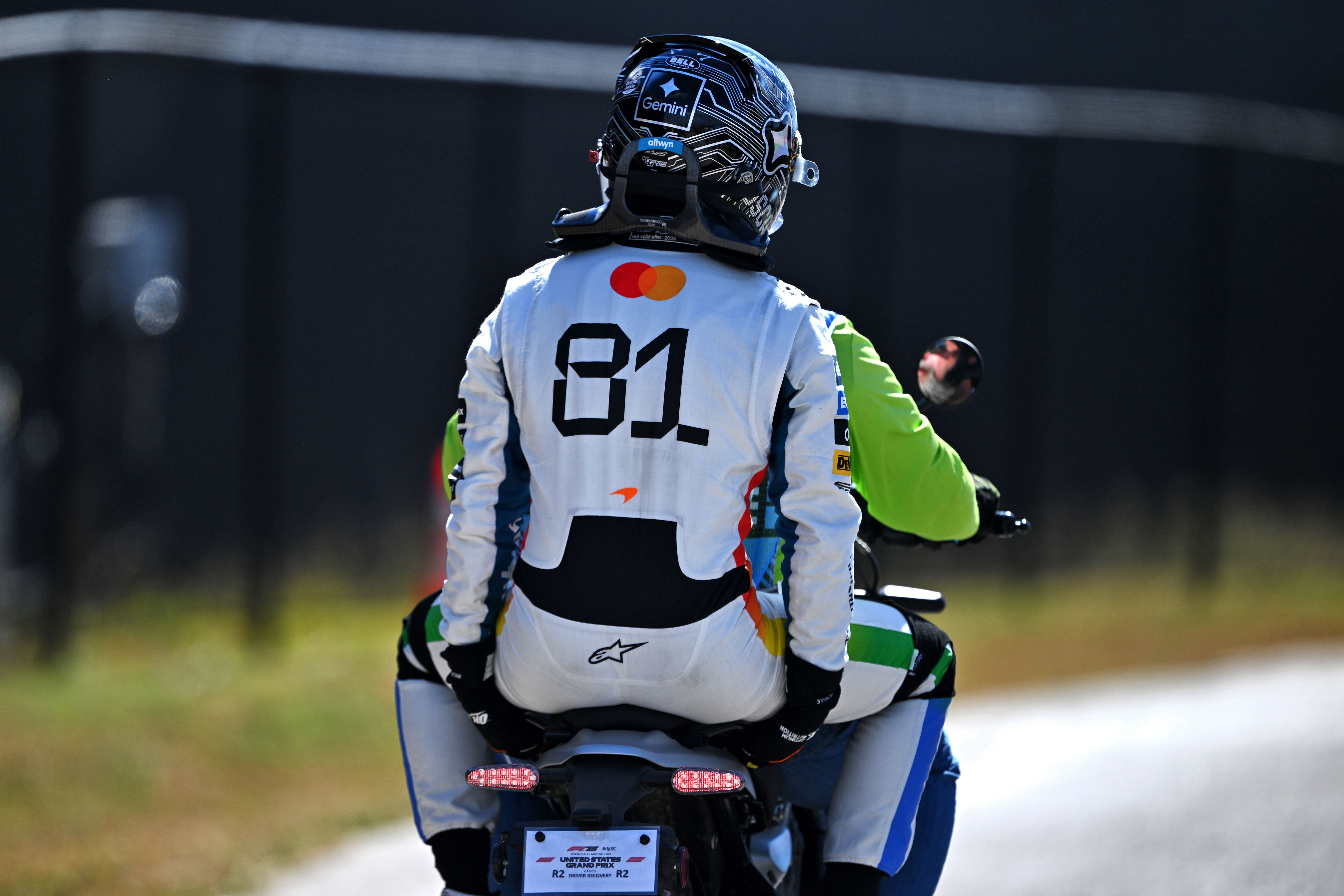 Piastri Sprint Austin Crash