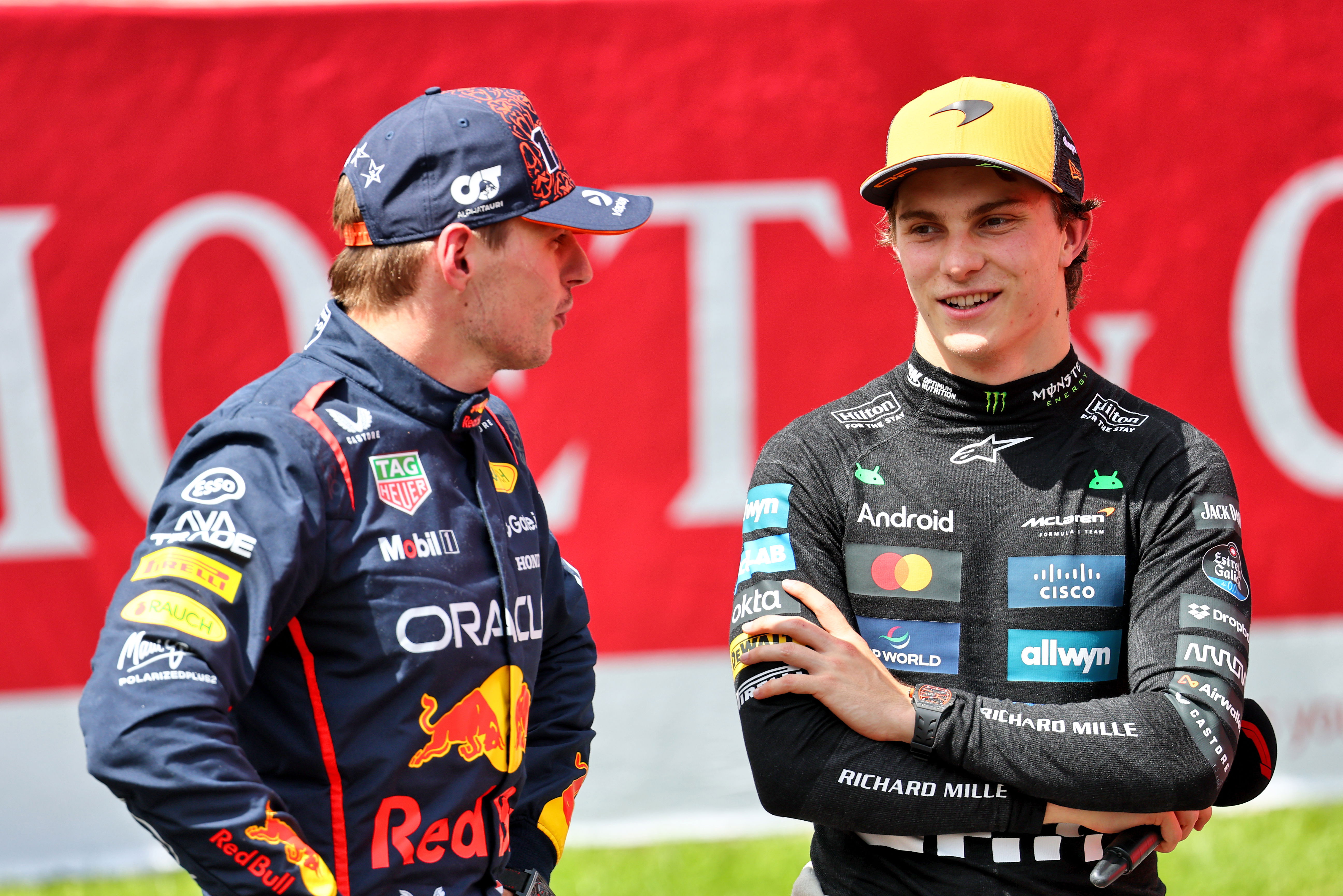 Verstappen Piastri Belgium