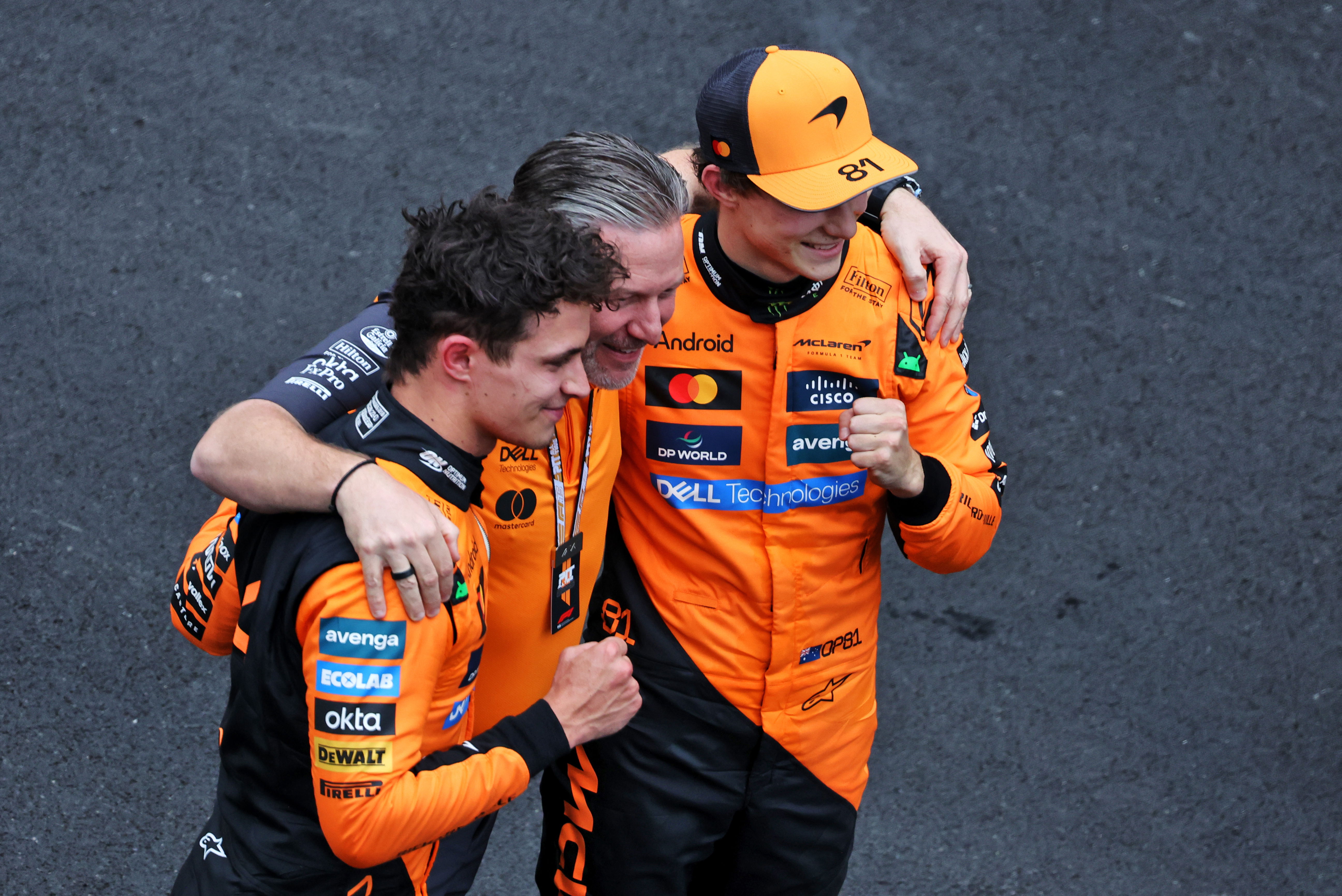 Piastri Norris Brown china