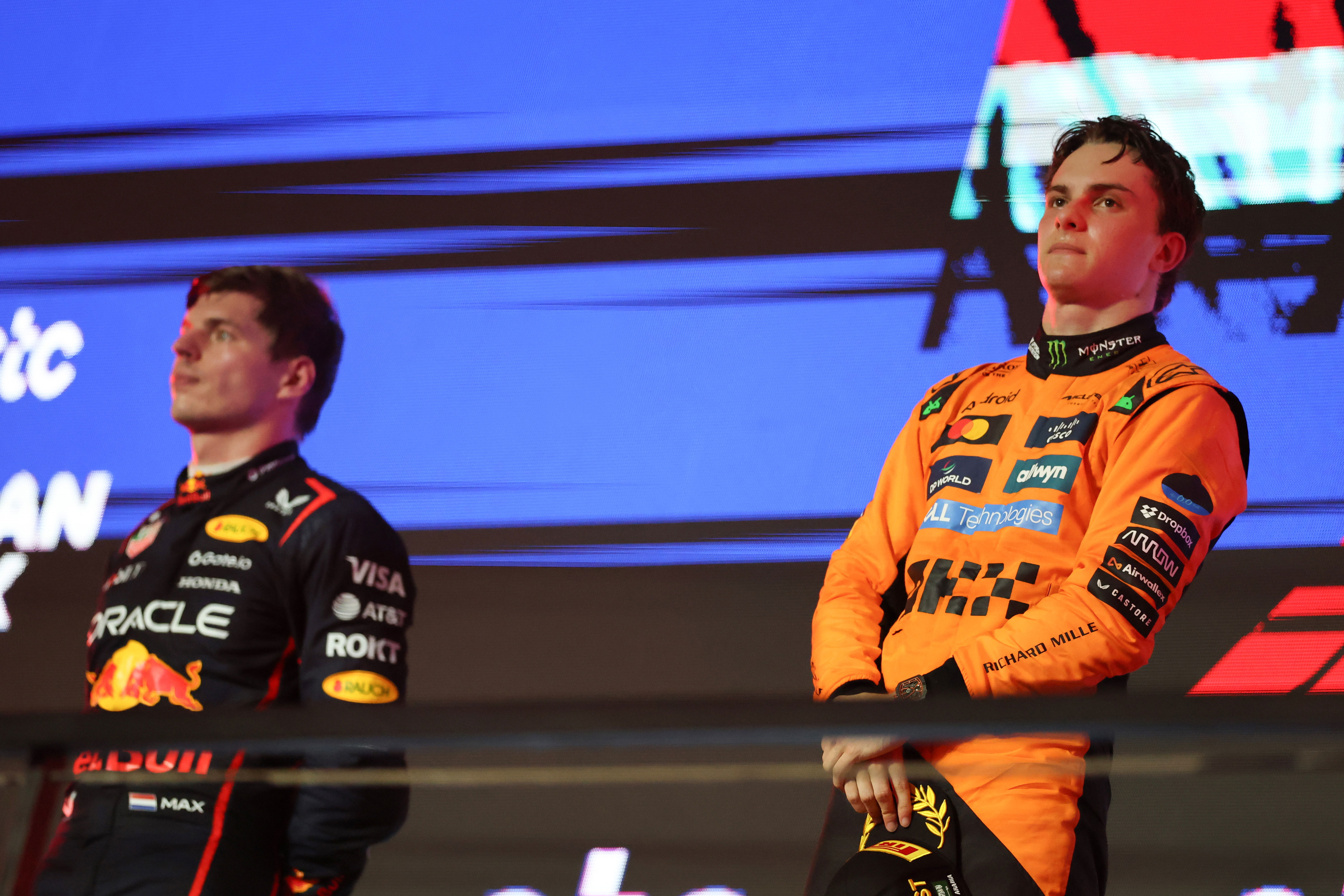 Piastri Verstappen podium Saudi