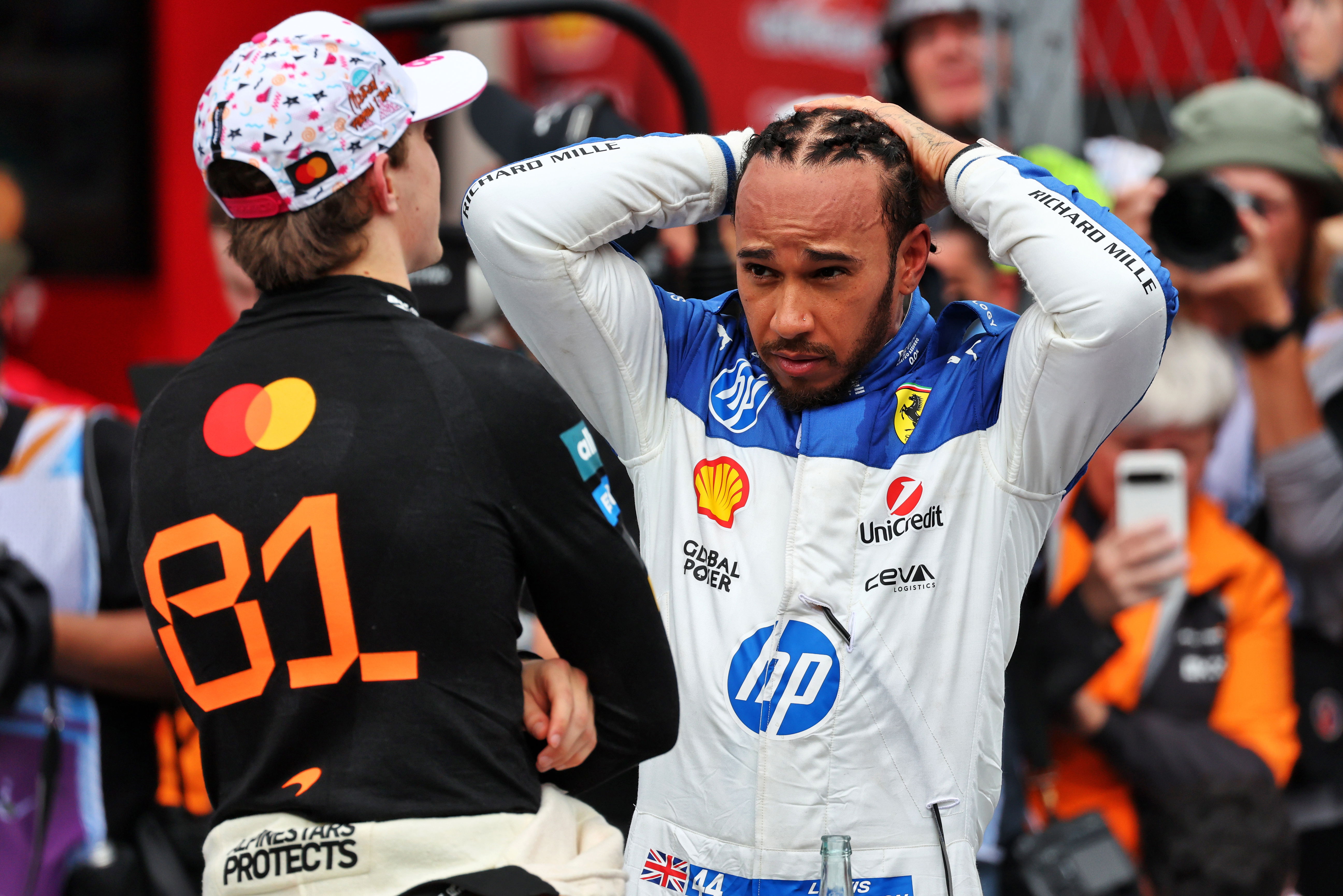 Piastri Hamilton Miami sprint