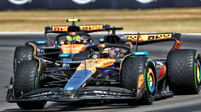 Piastri Silverstone race wet