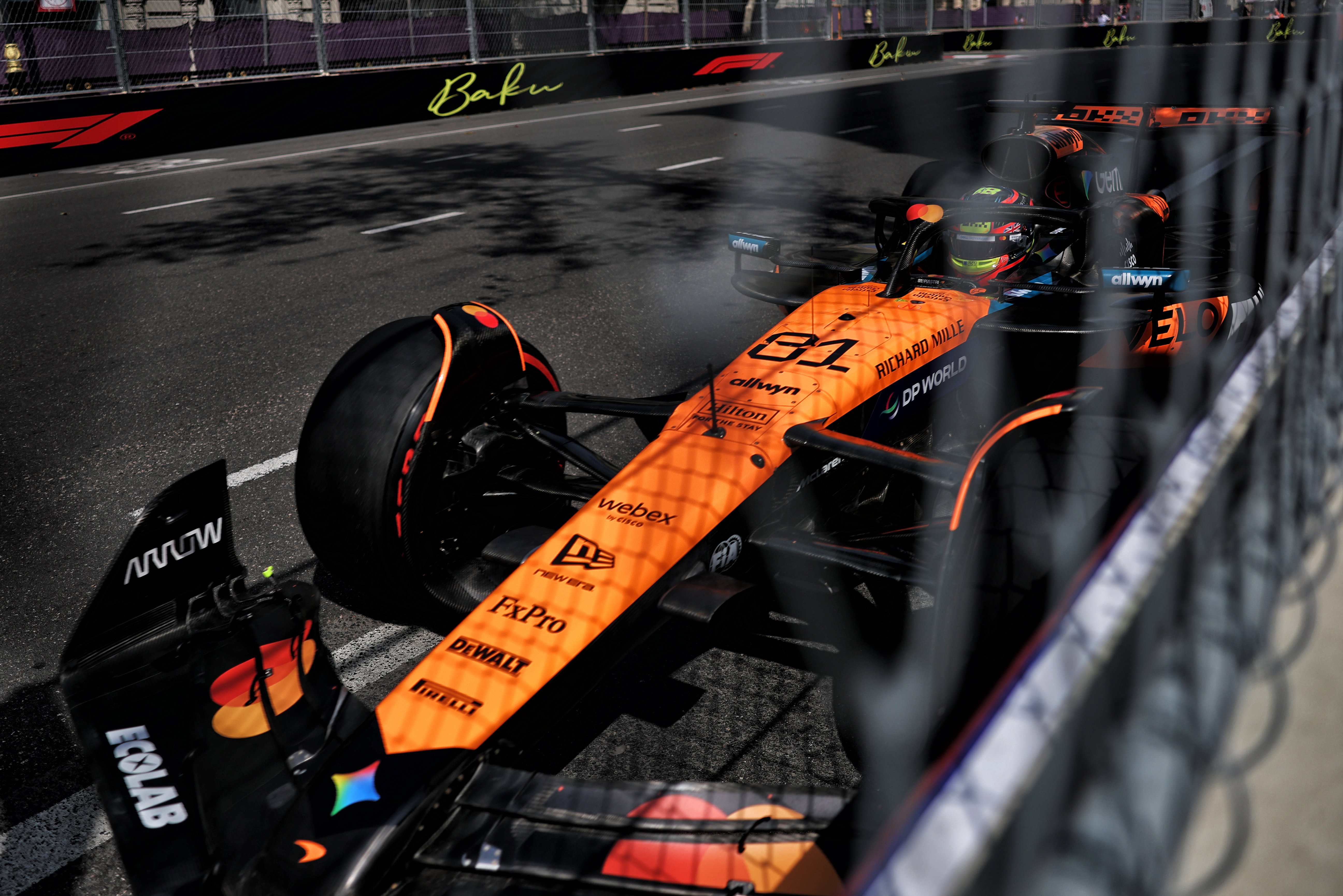 Piastri FP1 Baku