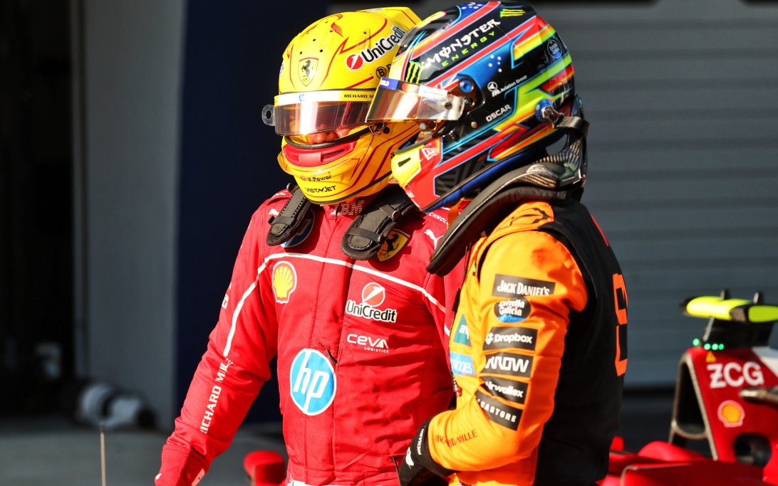 Piastri Hamilton China sprint qualifying