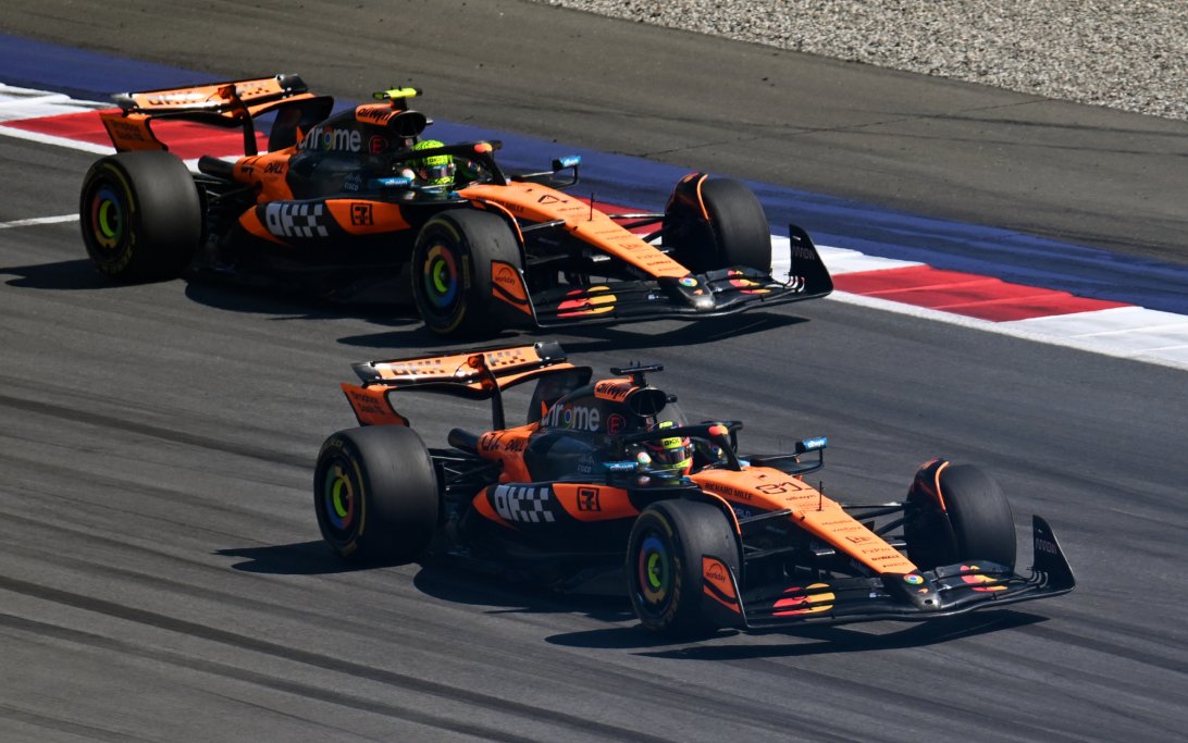 Piastri Norris Austria race