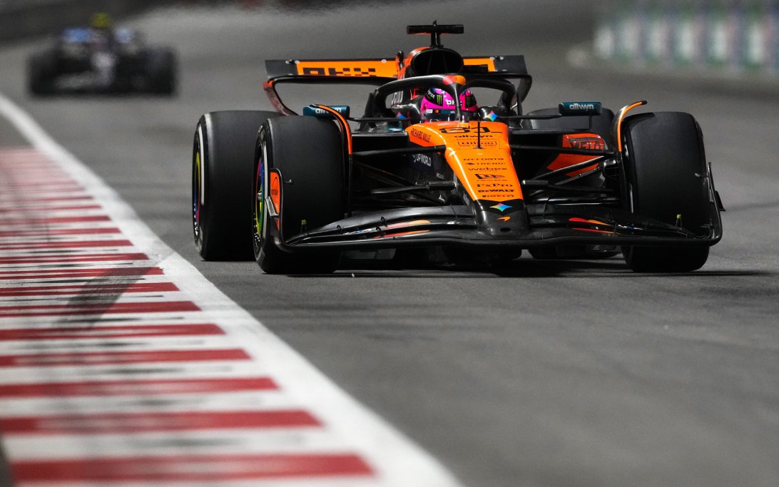 Piastri Las Vegas race