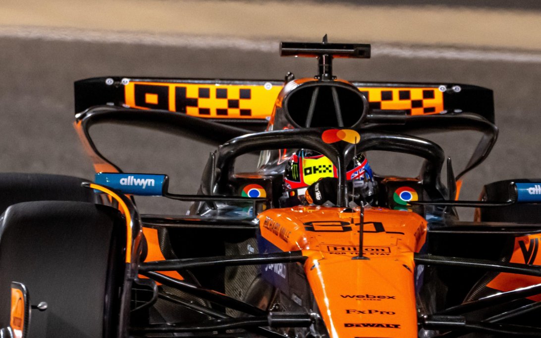 Piastri Bahrain test