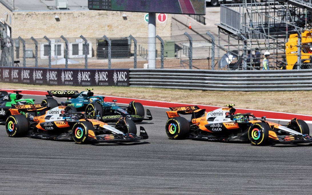 Mc Laren clash Sprint Austin
