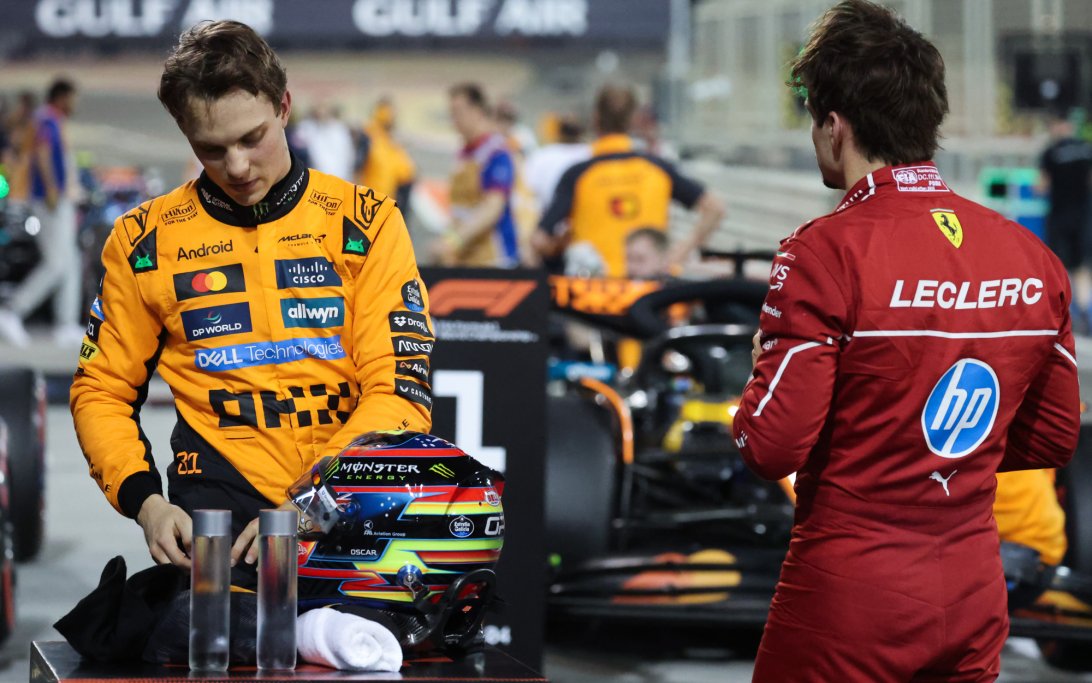 Piastri Leclerc Bahrain