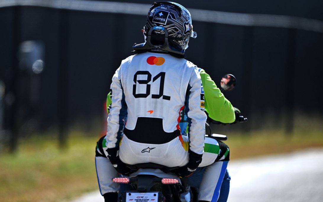 Piastri Sprint Austin Crash