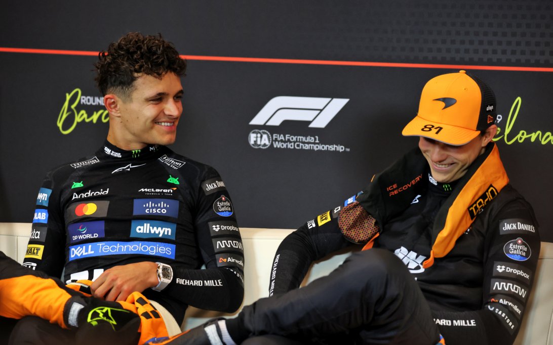 Piastri Norris Sunday Spain