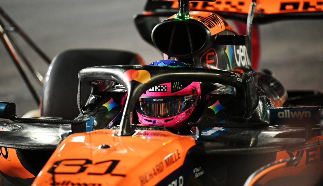 Piastri Las Vegas race