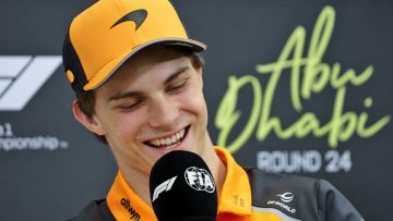 Oscar Piastri delivers 'cardboard barrier' joke in Lando Norris data sharing response