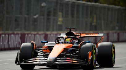 Piastri Baku race warmup
