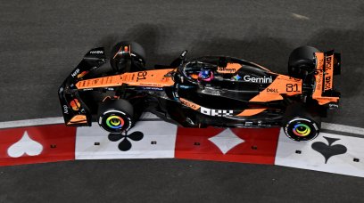 Piastri Las Vegas race