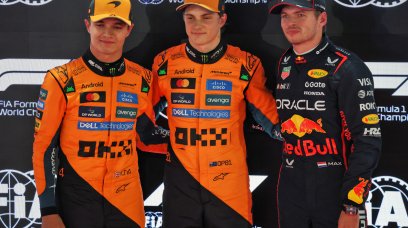 Piastri Norris Verstappen Qatar grid