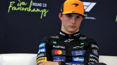 Piastri Belgium sprint top three presser