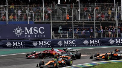 Piastri Antonelli Leclerc race Brazil