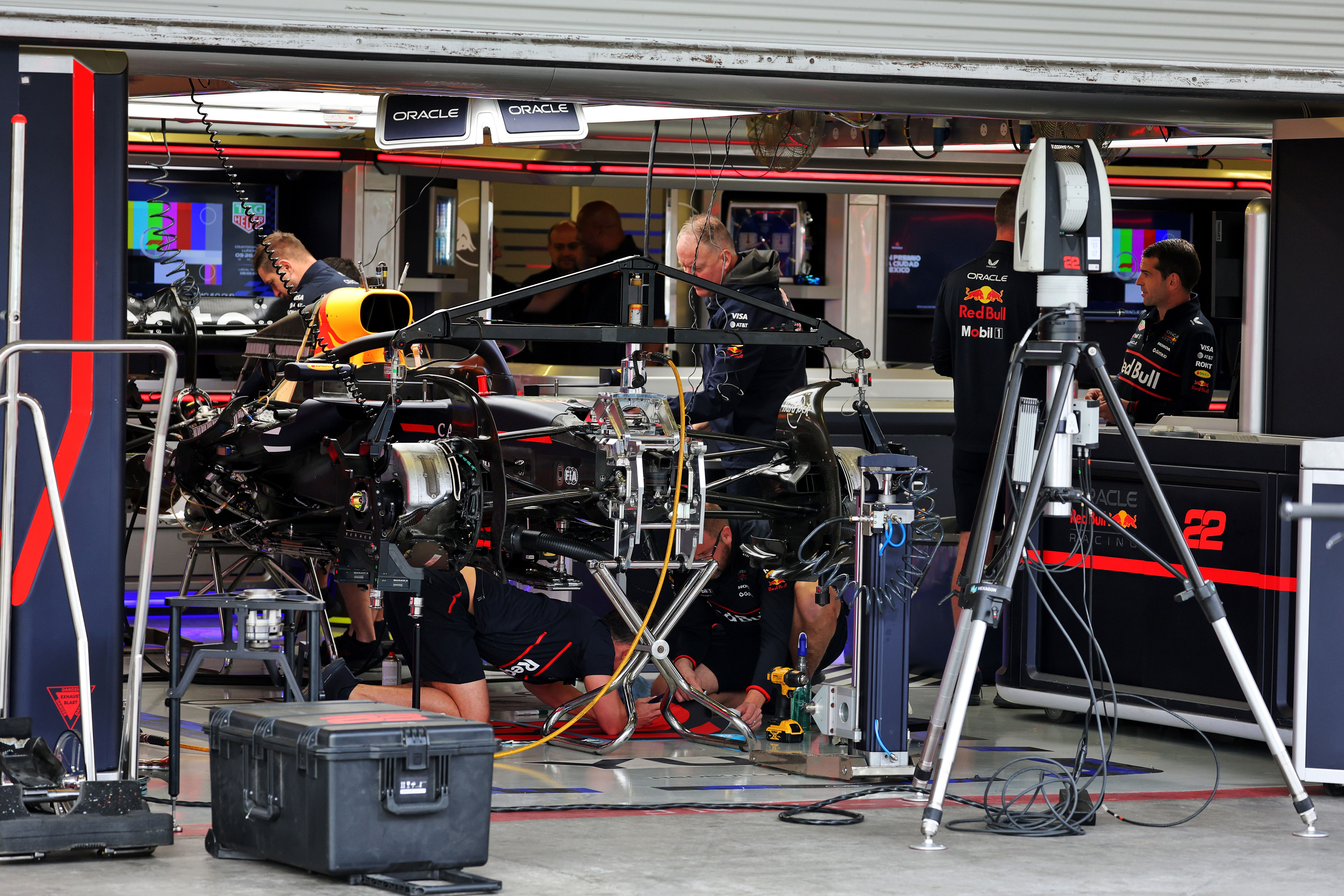 Red Bull garage