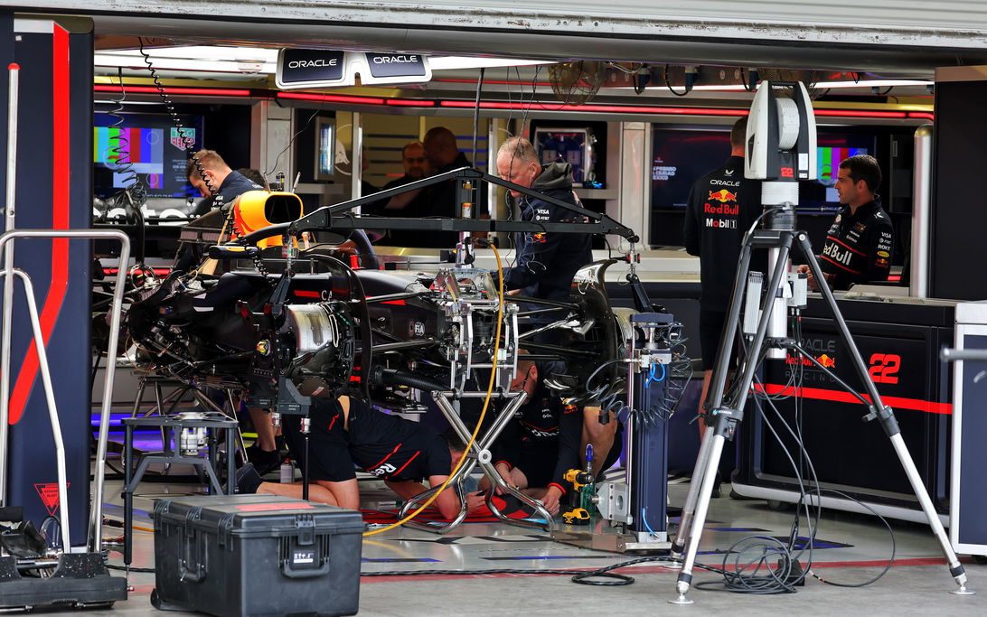 Red Bull garage
