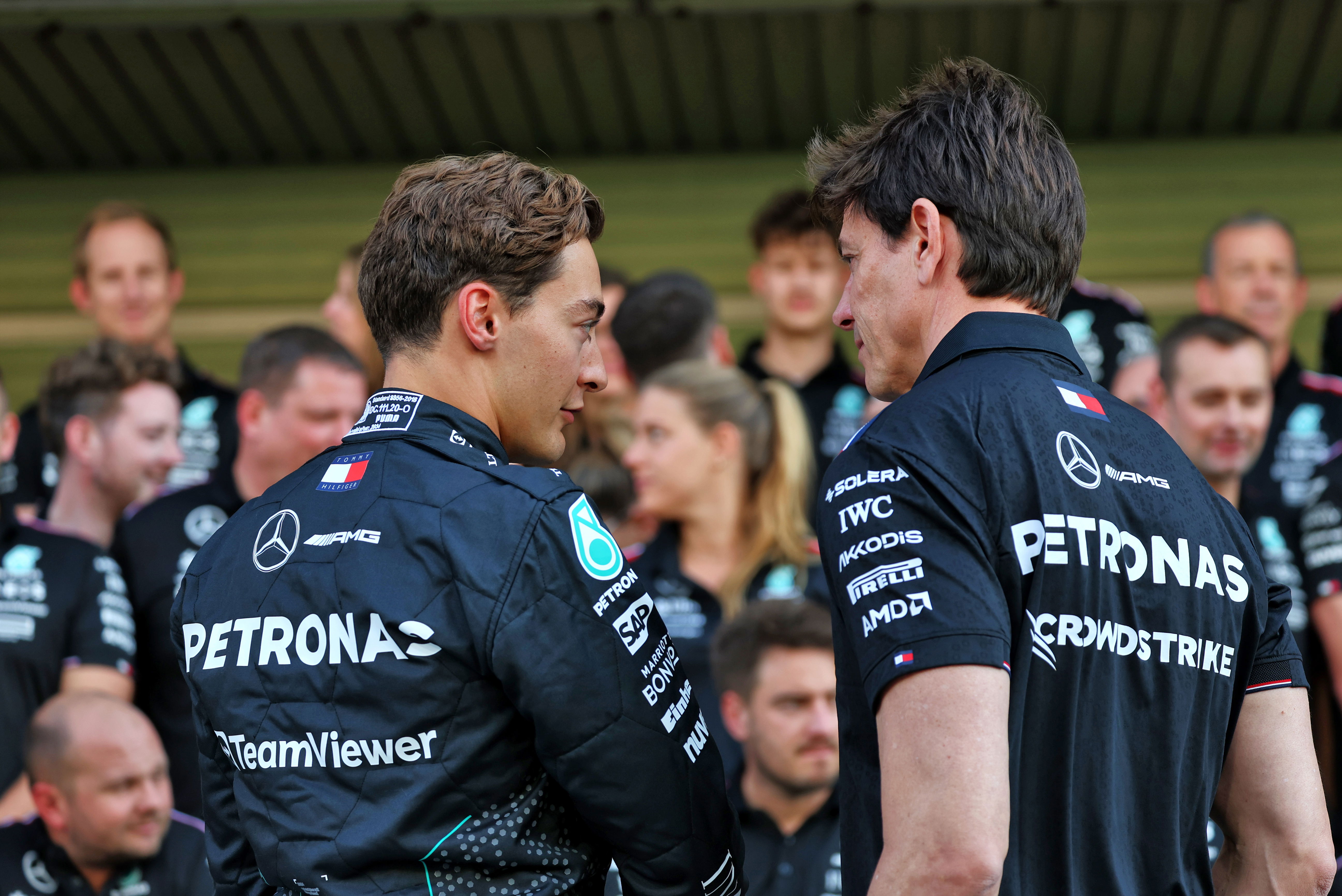 George Russell Toto Wolff