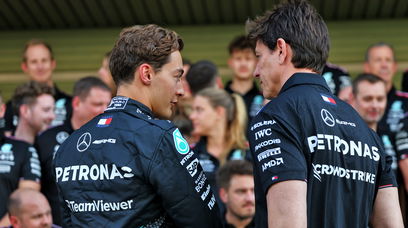 George Russell Toto Wolff