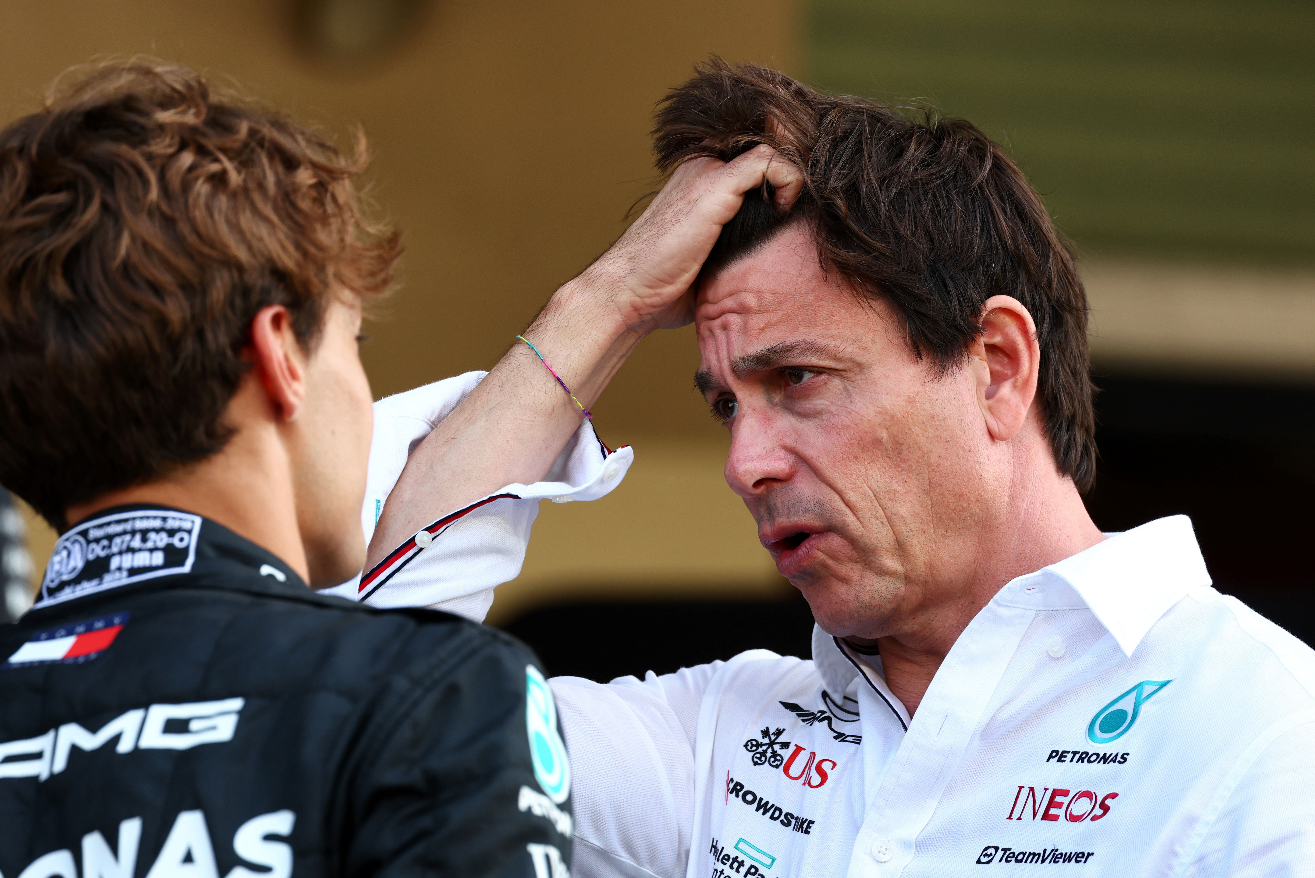 George Russell Toto Wolff