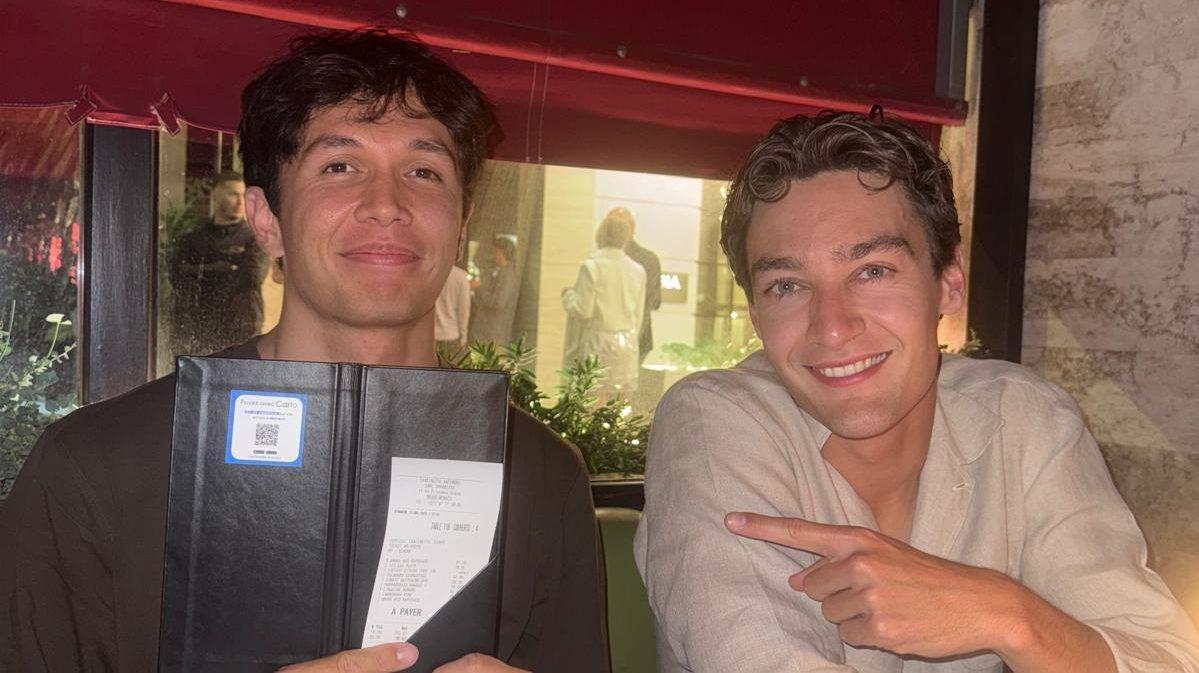 Russell Albon Monaco diner