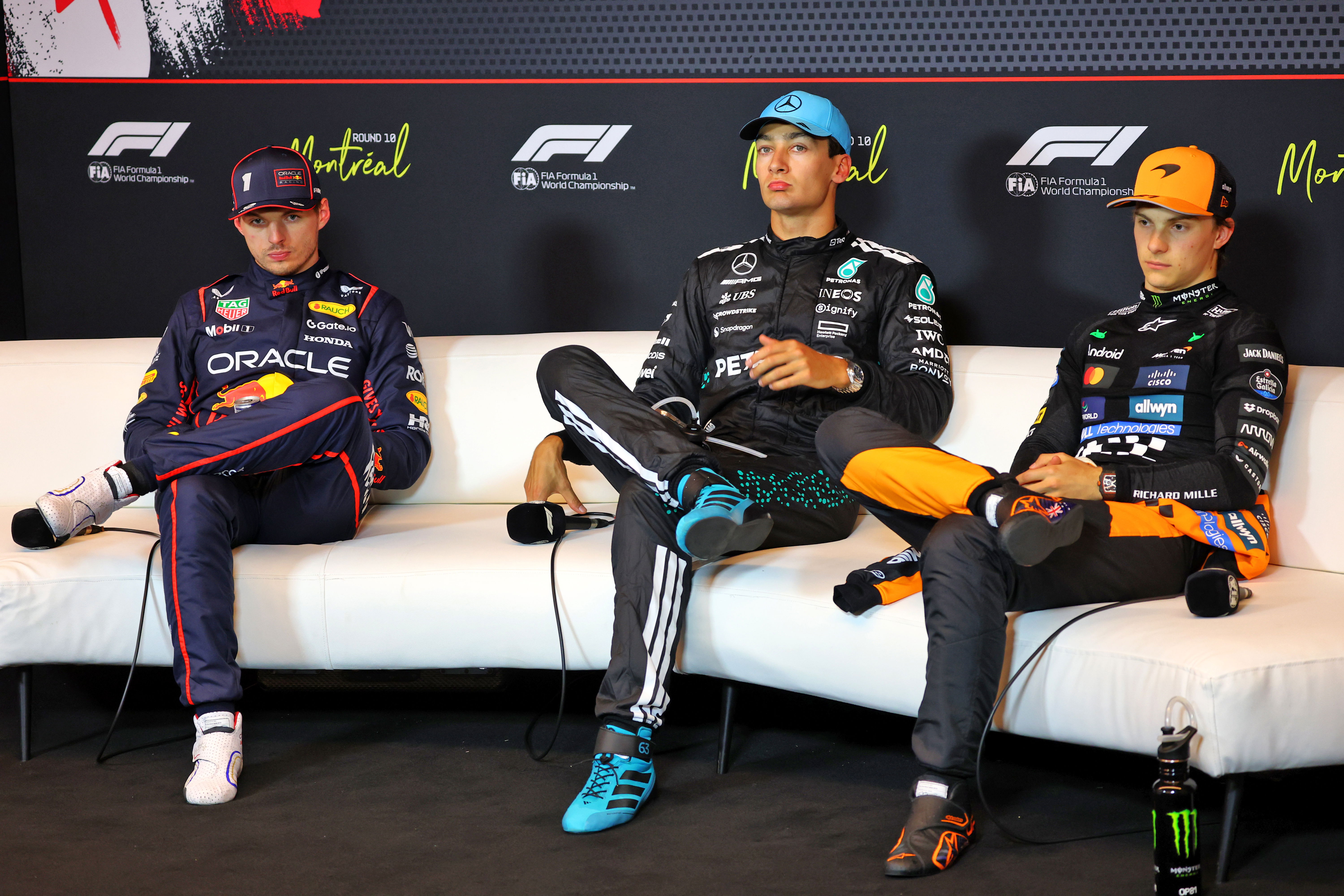 Max Verstappen George Russell