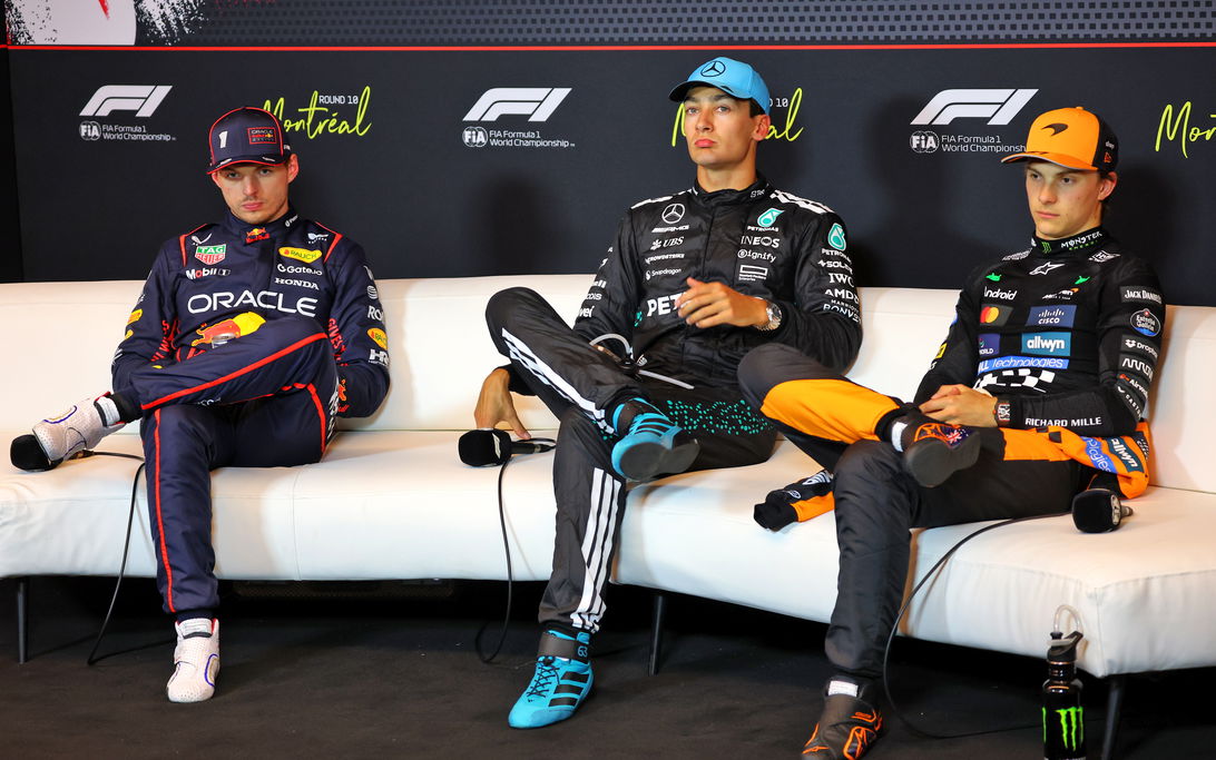 Max Verstappen George Russell