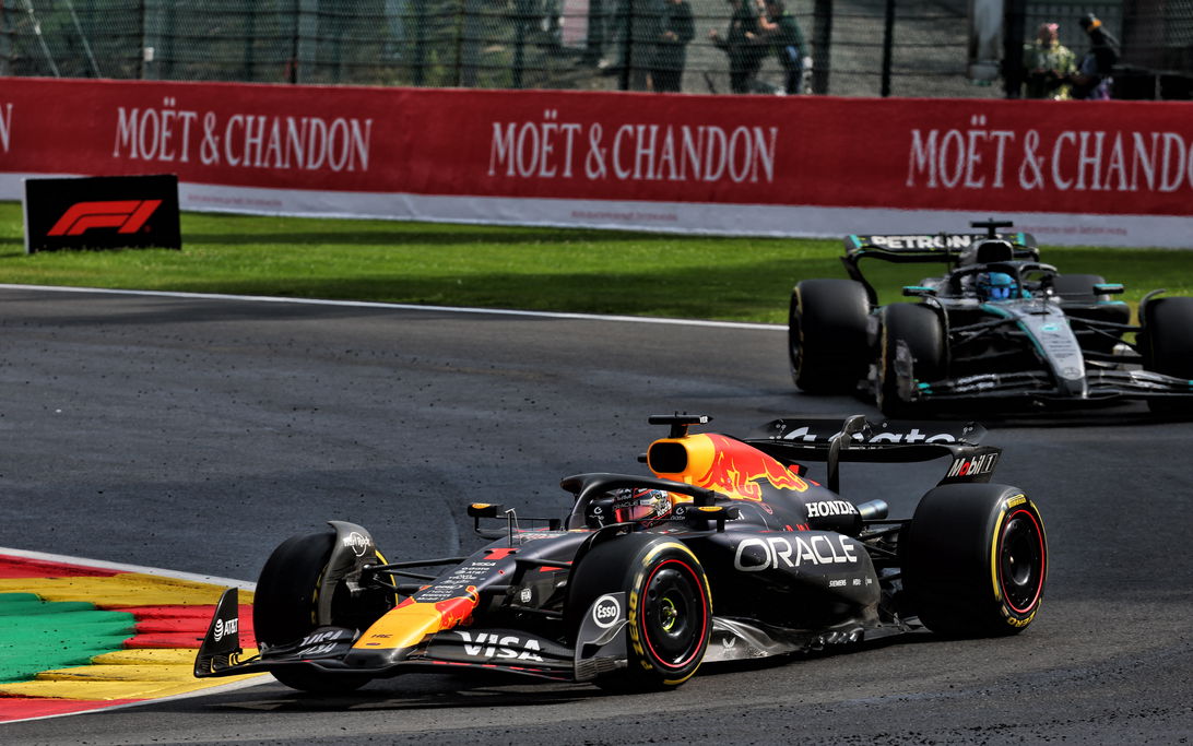 Verstappen and Russell