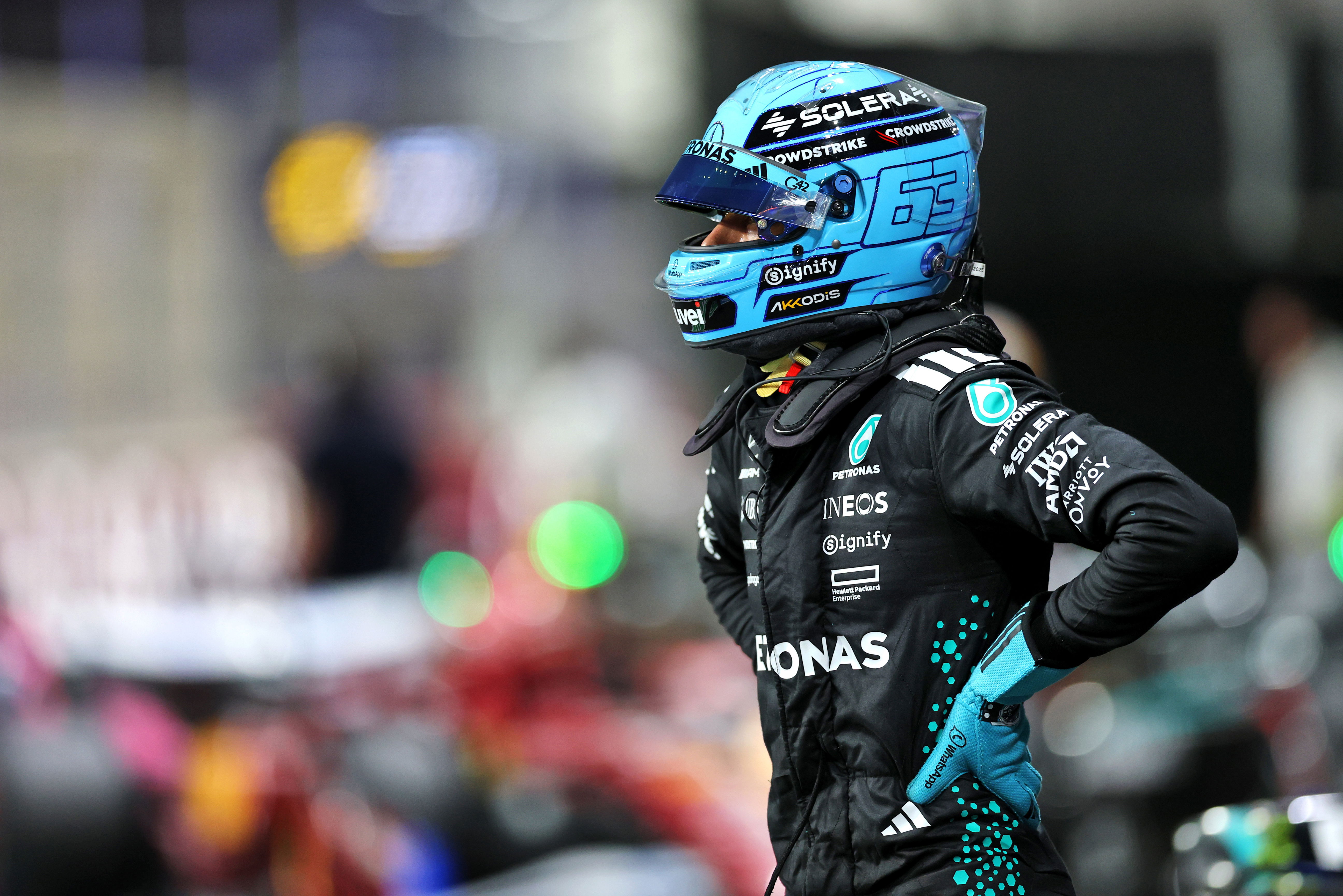 Russell Saudi qualifying