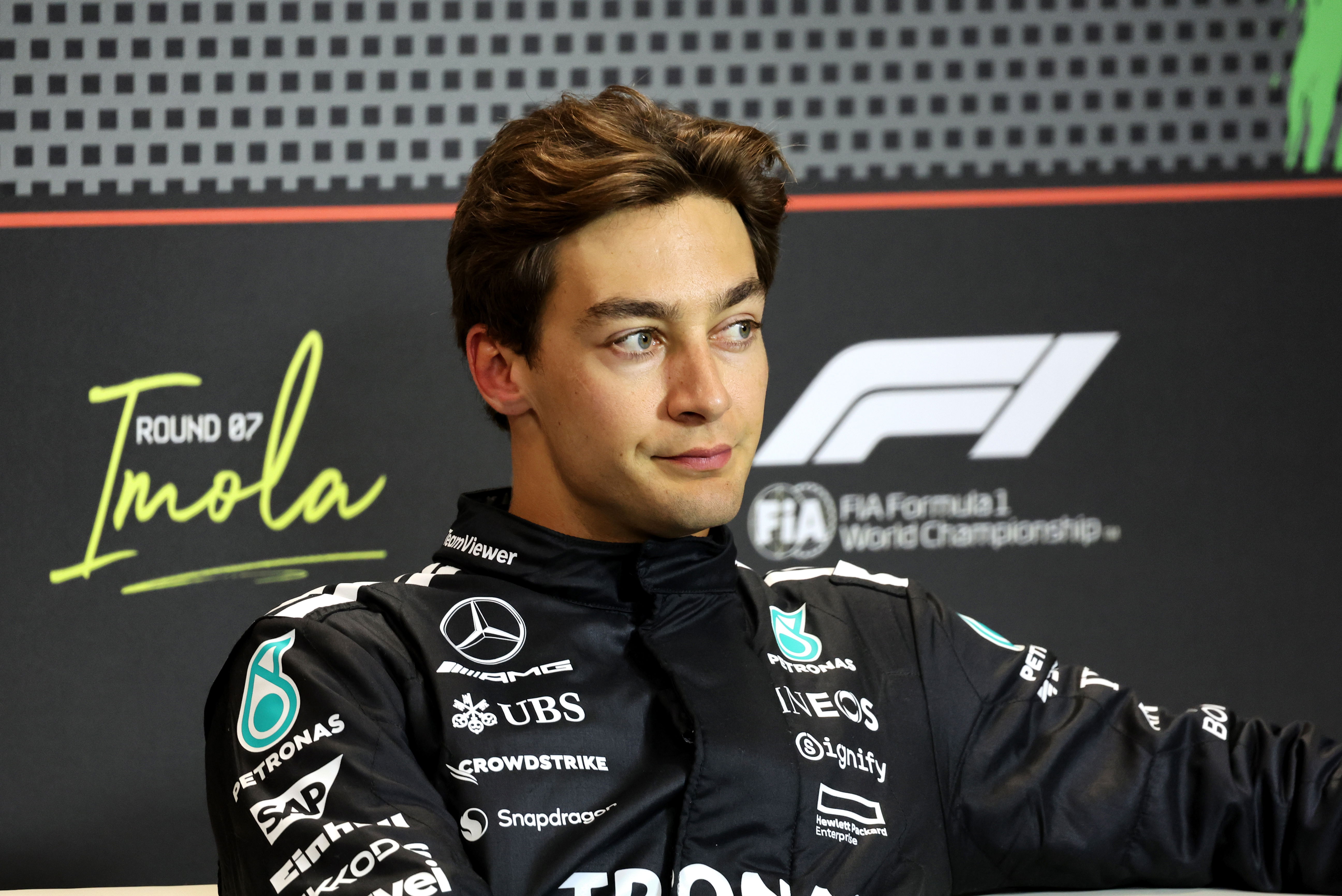 Russell Piastri Q Imola