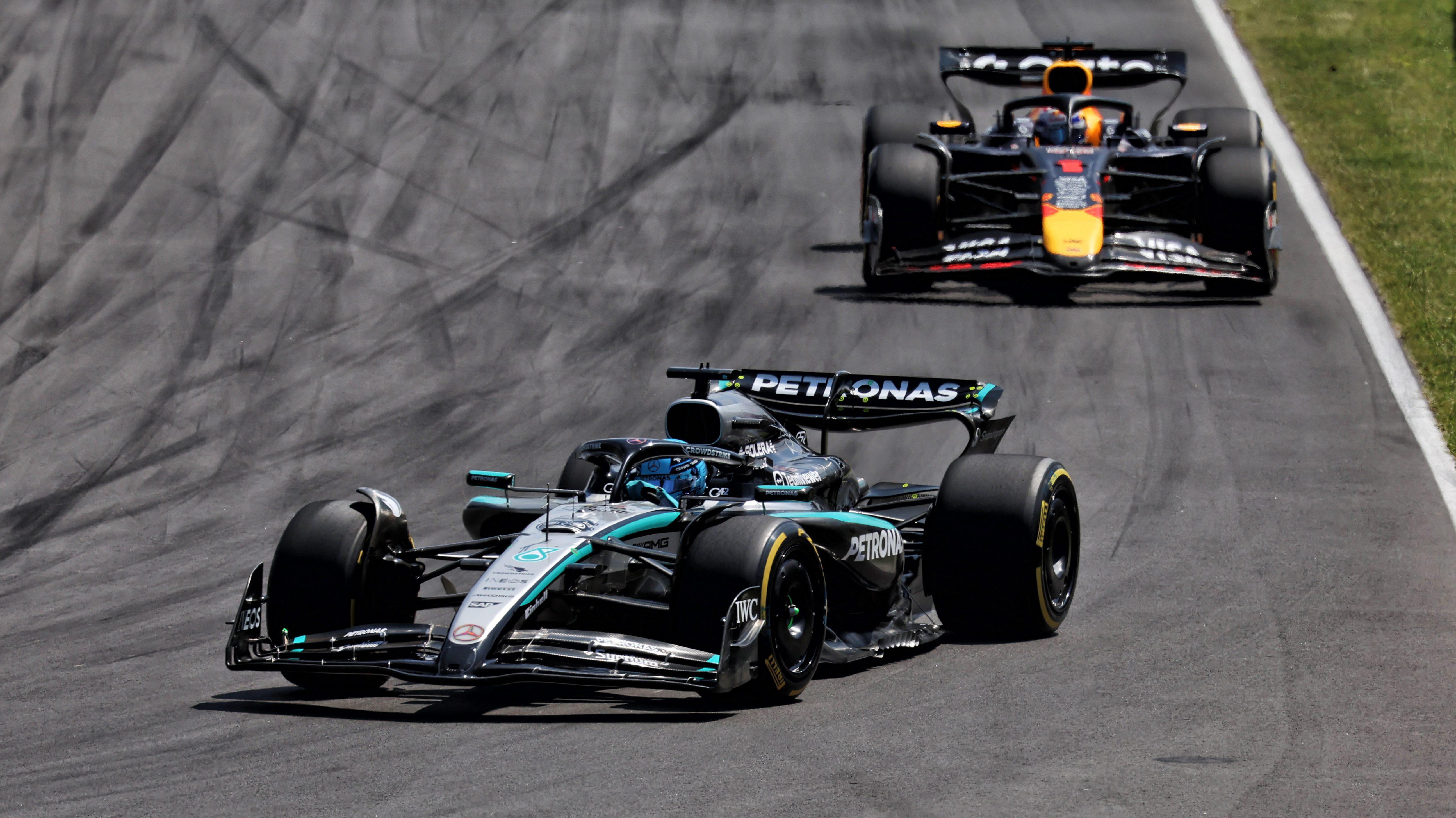 Verstappen Russell Canada