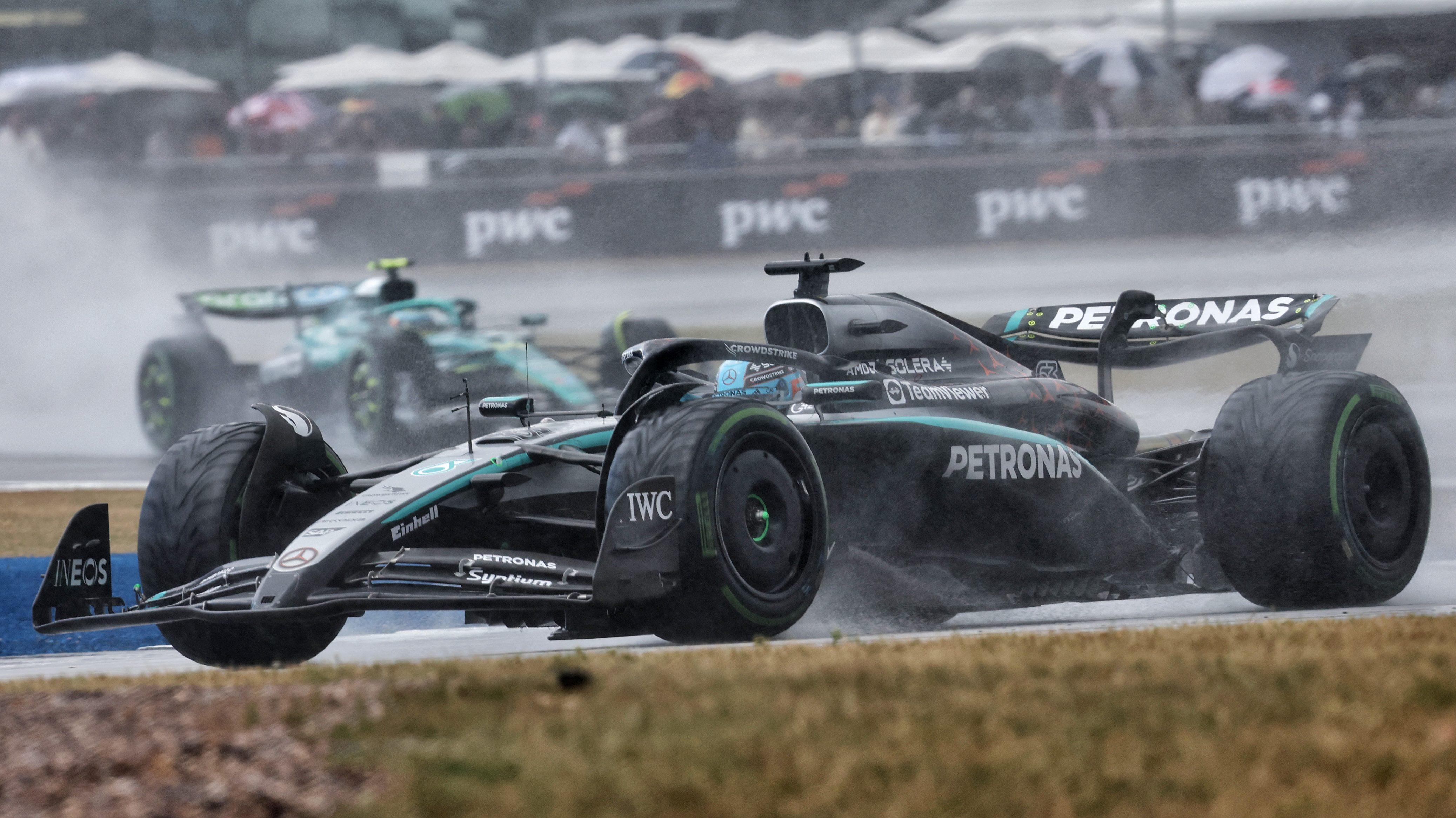 Russell race Silverstone inter