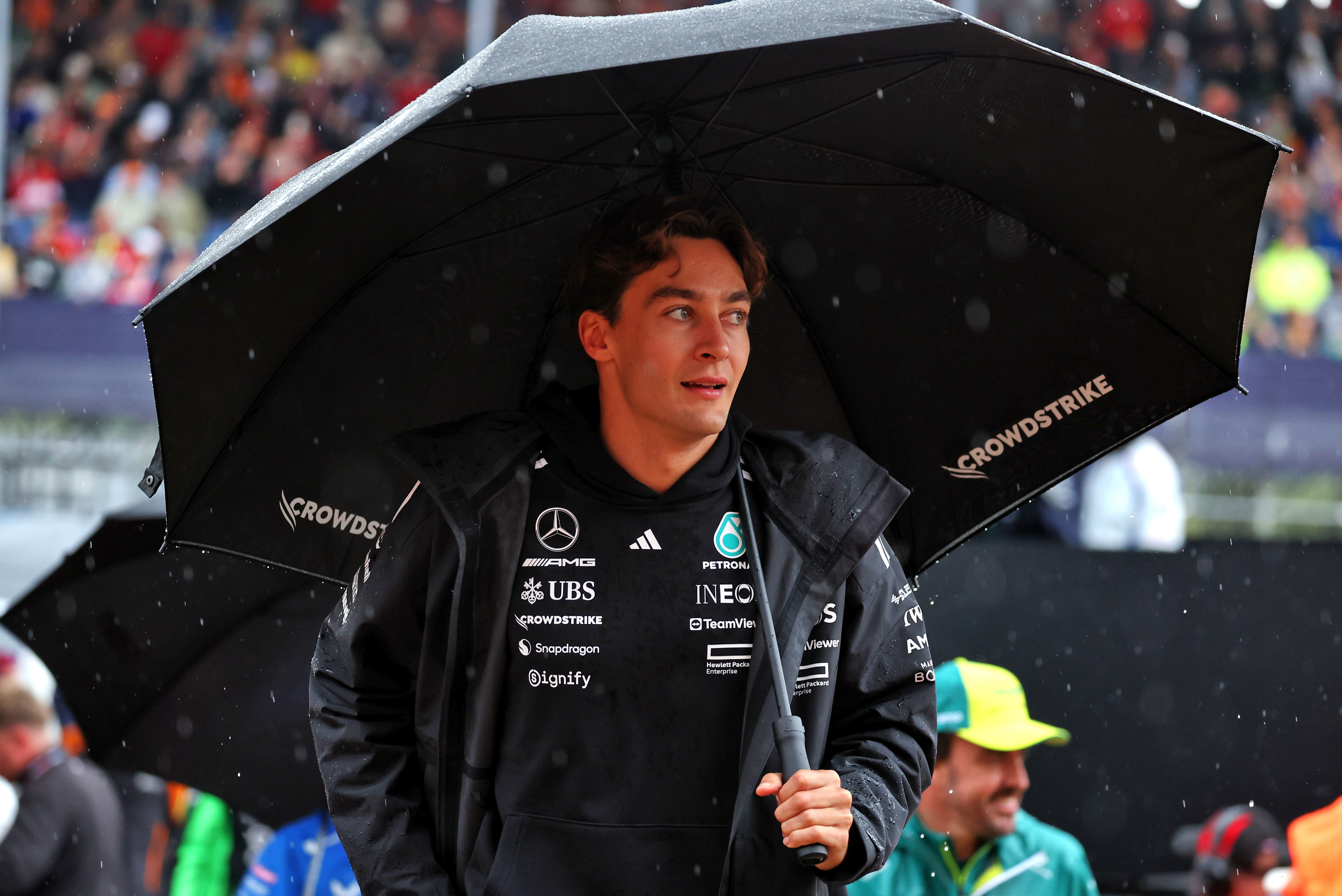 Russell Silverstone race day