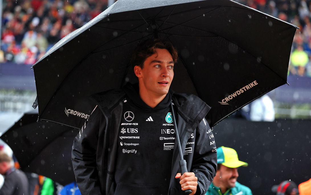 Russell Silverstone race day