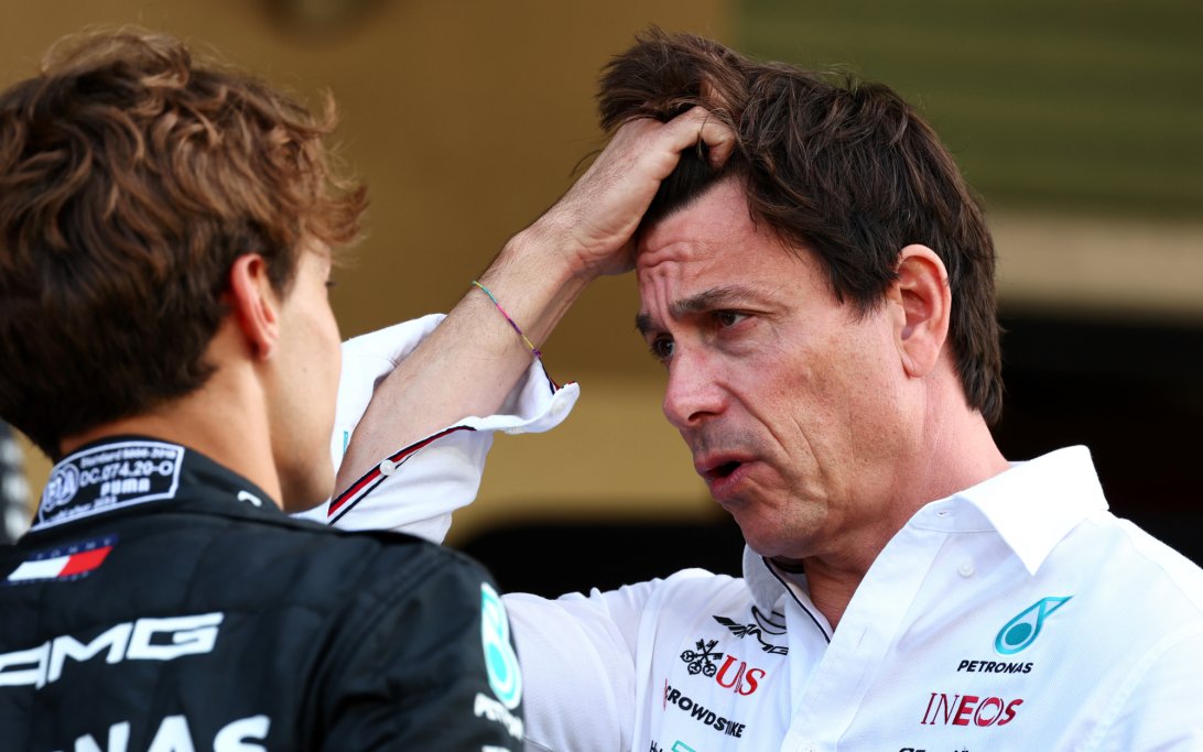George Russell Toto Wolff