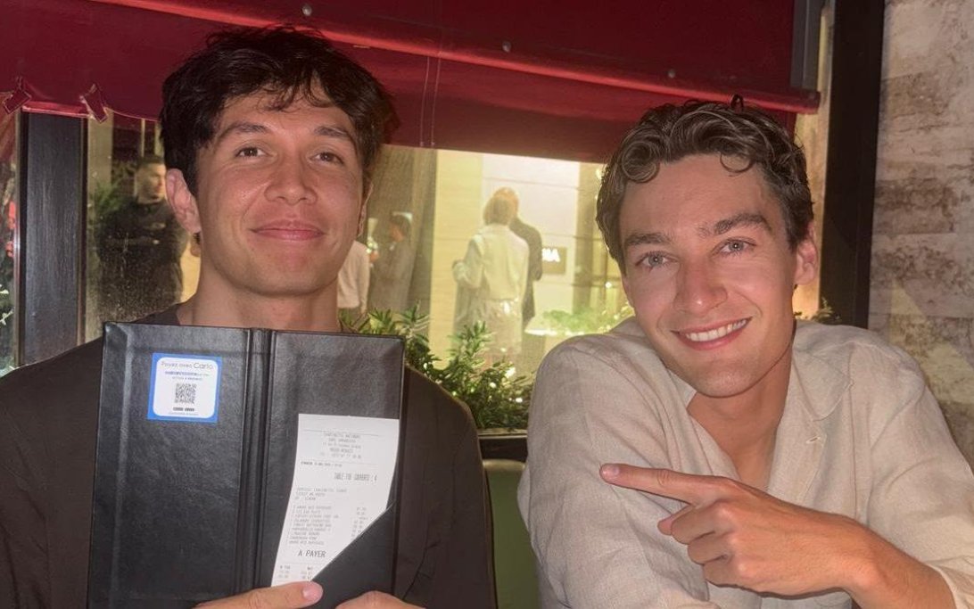 Russell Albon Monaco diner