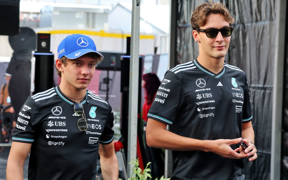 George Russell espera una mejora de Kimi Antonelli en su segunda temporada de F1