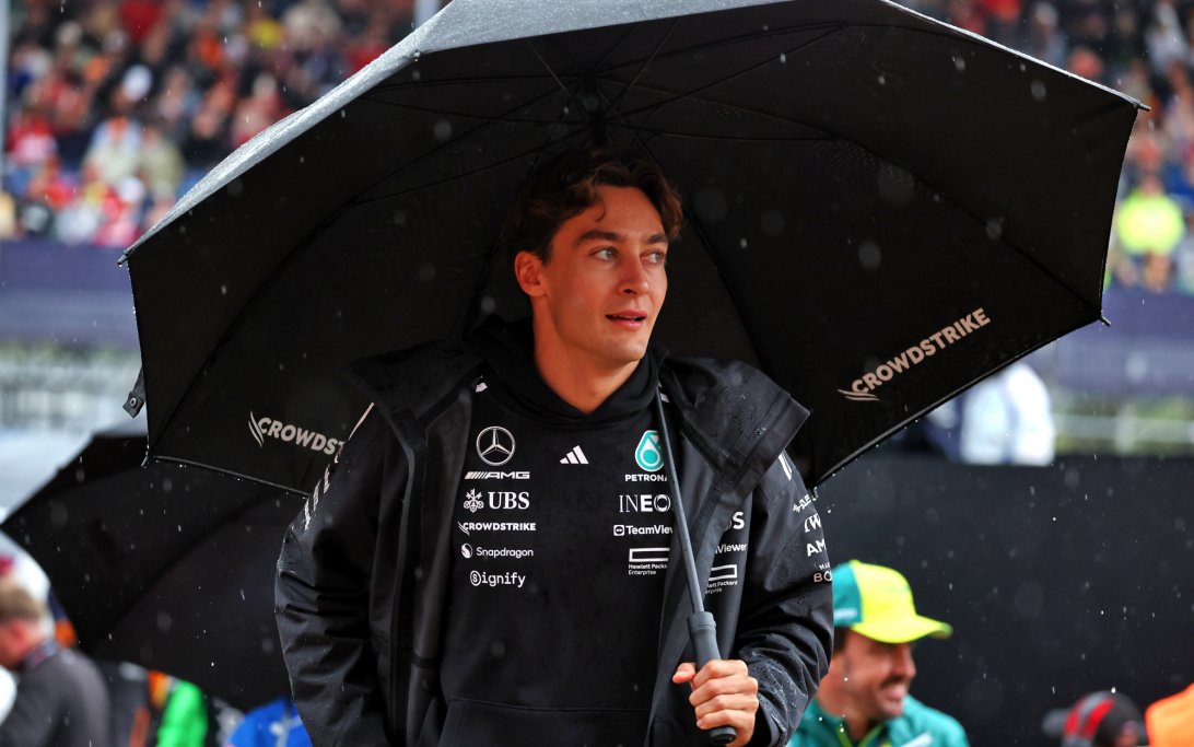 Russell Silverstone race day