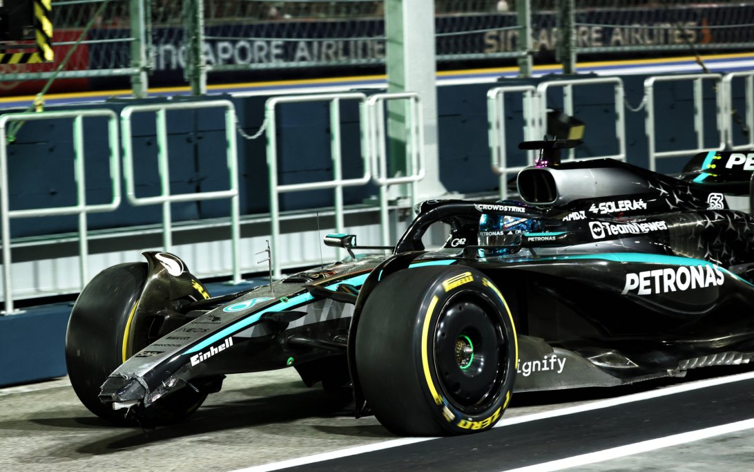 Russell damage FP2 Singapore