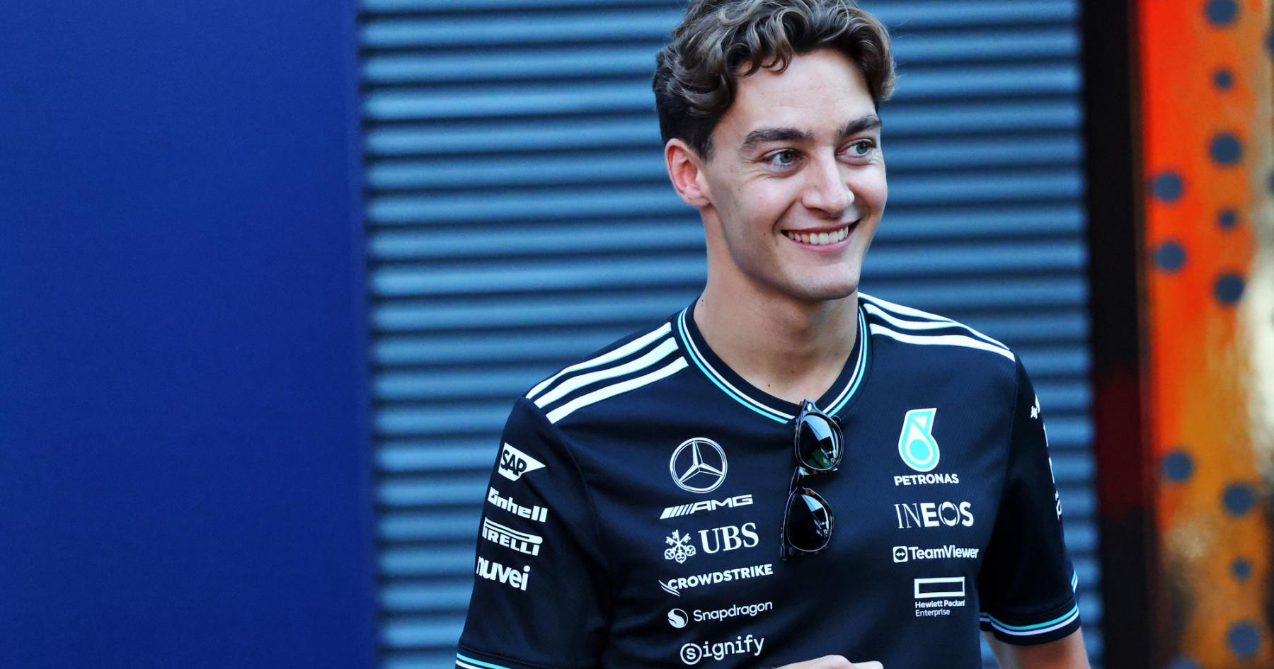 George Russell steals F1 title lead in bizarre circumstances